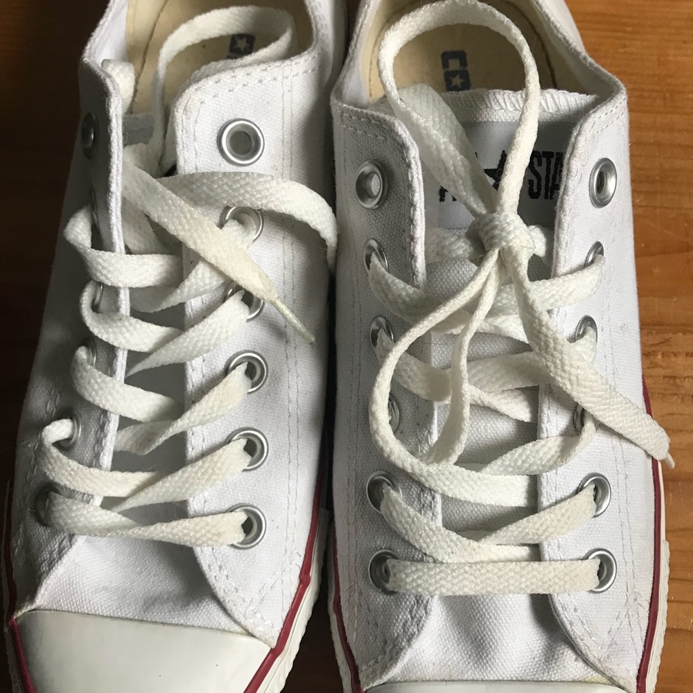 New White Converse All Stars